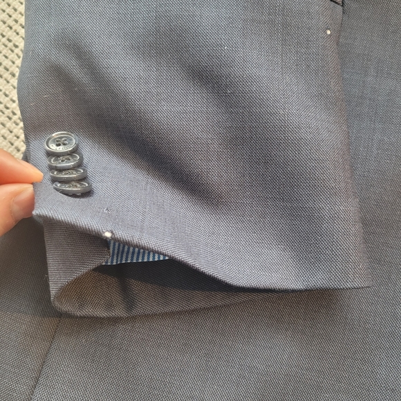 Men's Grey Suit Jacket/Blazer - Picture 3 of 4